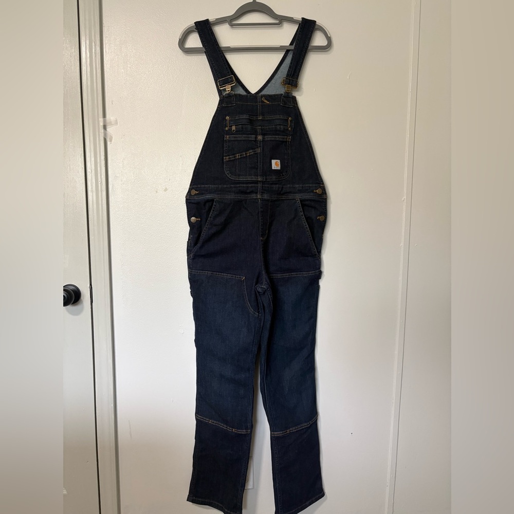 Carhartt Blue Denim Overalls size s(4/6)